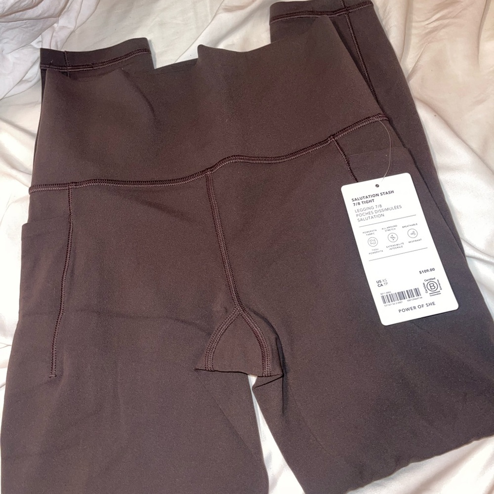 Athleta Chocolate Brown Leggings